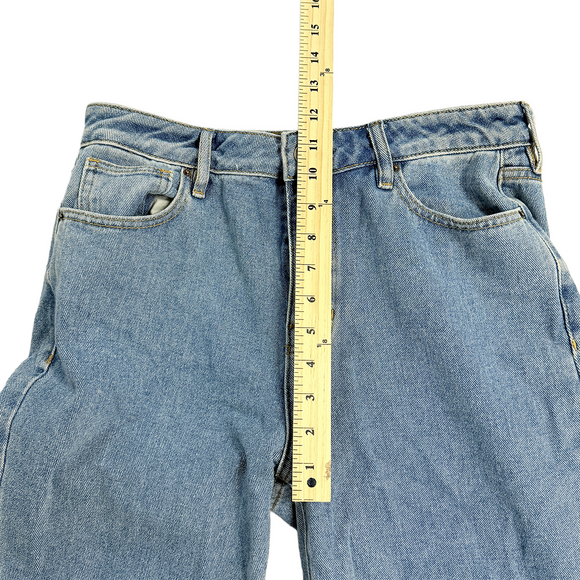 PacSun Straight leg mom jeans high rise 27” boyfriend jeans in Blue - Picture 6 of 7